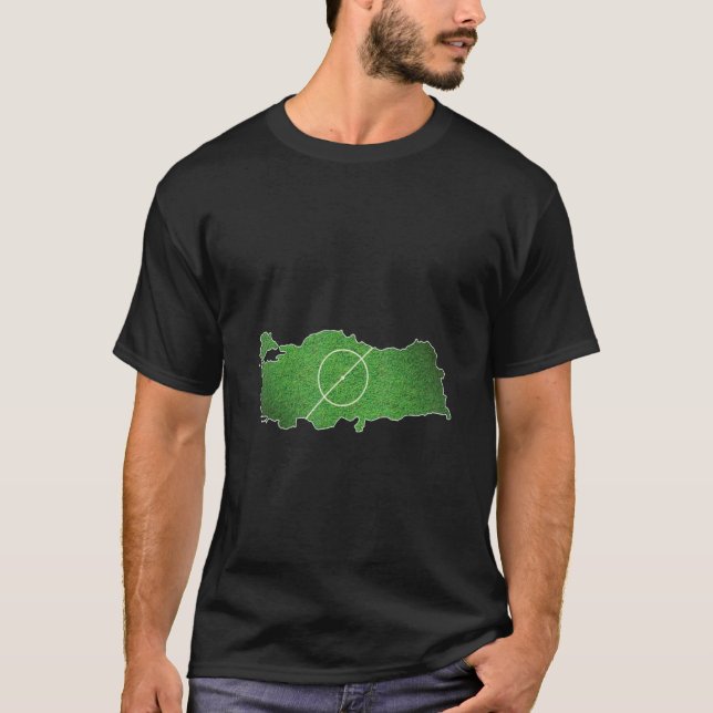 Türkei Fußballplatz T-Shirt (Vorderseite)