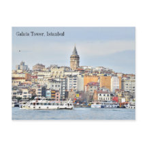 Türkei Galata Tower Istanbul Postcard