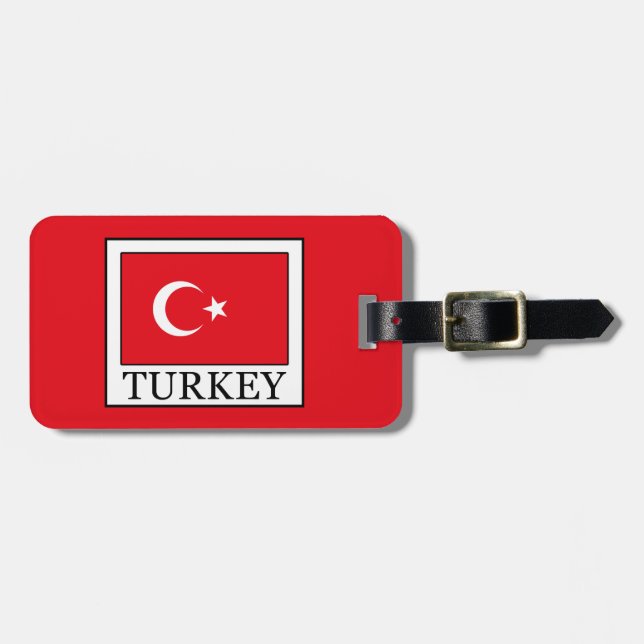 Türkei Gepäckanhänger (Vorderseite horizontal)