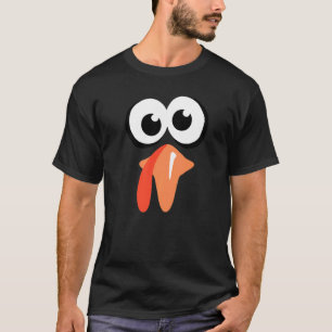 Türkei Gesicht Erntedank Kostüm Albern Familienpil T-Shirt