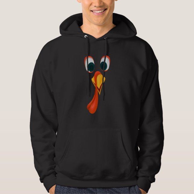 Türkei Gesicht Erntedank Matching Outfit Familie G Hoodie (Vorderseite)
