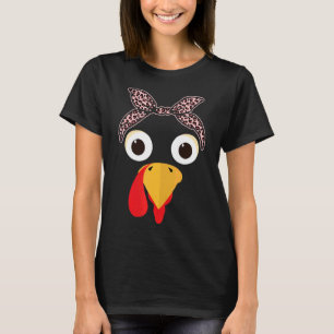 Türkei Gesicht rosa Headband läuft Pilgrim Trot Th T-Shirt