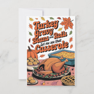 Türkei Gravy Bohnen und Rollen Ließ mir sehen, das