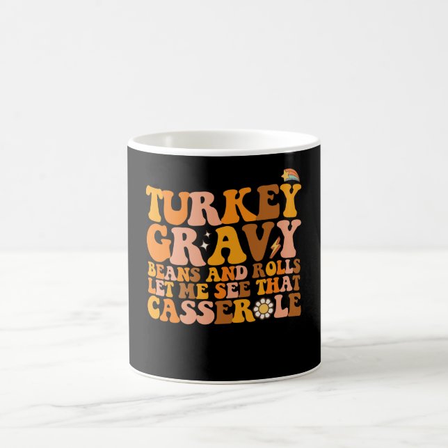 Türkei Gravy Bohnen und Rollen Ließ mir sehen, das Kaffeetasse (Mittel)