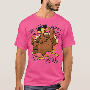 Türkei Gravy Bohnen und Rollen Ließ mir sehen, das T-Shirt