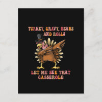 Türkei Gravy Bohnen und Rolls Gelassen