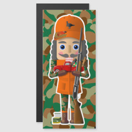 Türkei Hunter Nutcracker mit Little Red Truck Magnetkarte