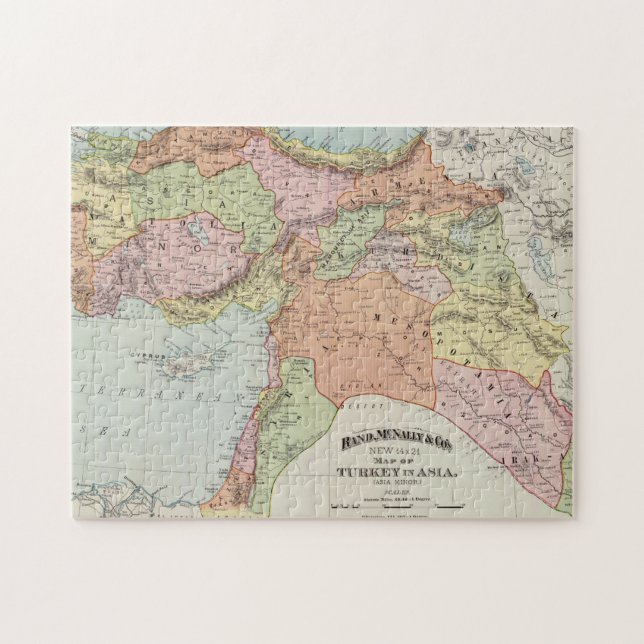 Türkei in Asien 6 Puzzle (Horizontal)