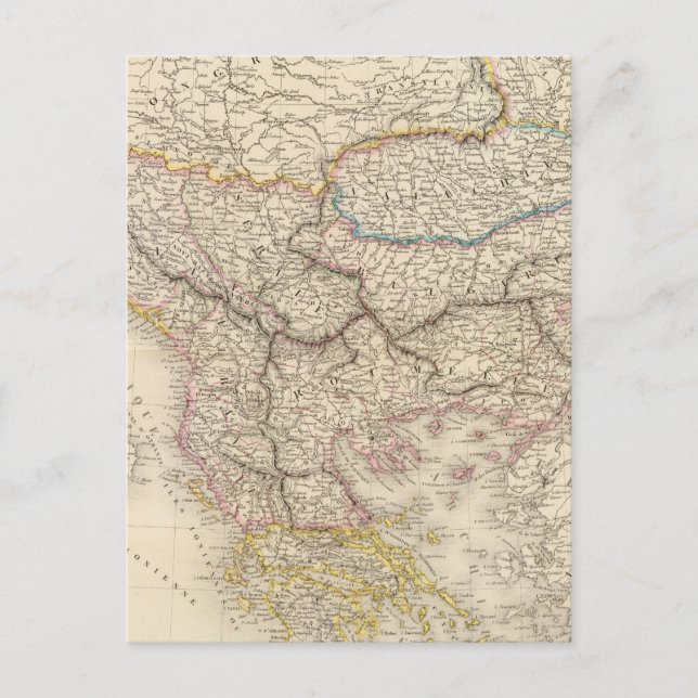 Türkei in Europa, Griechenland Postkarte (Vorderseite)