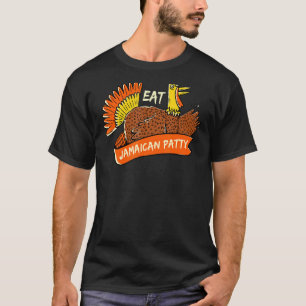 Türkei isst Jamaican Patty Erntedank Beef Pattie T-Shirt