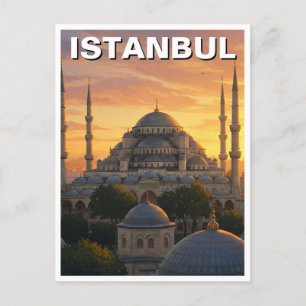 Türkei Istanbul Blaue Moschee Postkarte