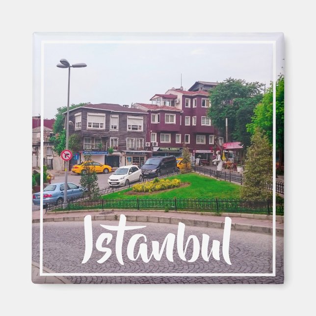 Türkei Istanbul City Street Architektur Magnet (Vorne)
