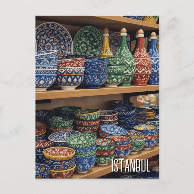 Türkei Istanbul Grand Bazaar Postkarte (Vorderseite)
