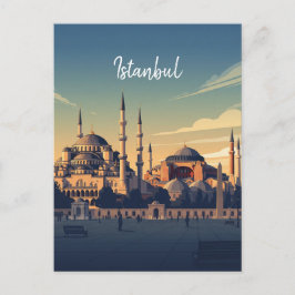 Türkei Istanbul Hagia Sophia Blaue Moschee Postkarte
