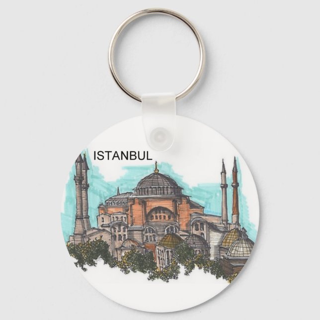 Türkei Istanbul Hagia Sophia (von St.K. Schlüsselanhänger (Vorderseite)