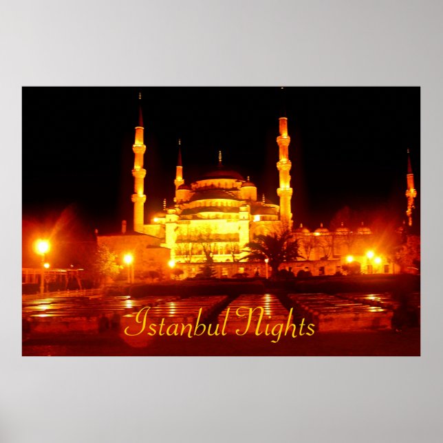 (TÜRKEI) Istanbul Nights Poster (Vorne)