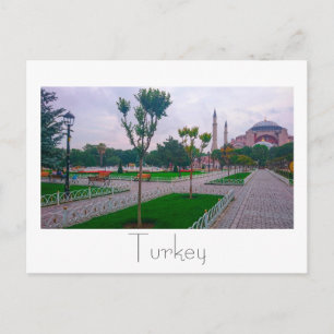 Türkei Istanbul Stadtarchitektur Hagia Sophia Postkarte