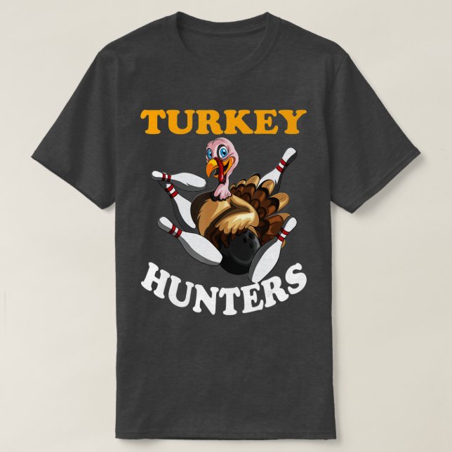 Türkei Junters Türkei Erntedank Bowling Bahn Bo T-Shirt (Design vorne)