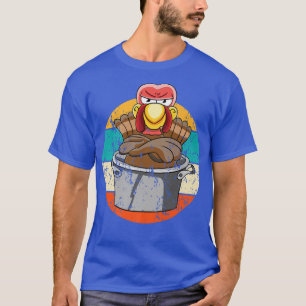 Türkei Kochen Pot Funny Vintag Retro T-Shirt
