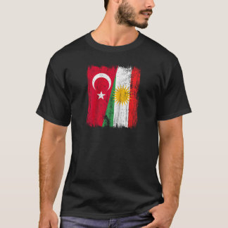 Türkei Kurdistan Halbfahne Türkisches Kurdisches H T-Shirt