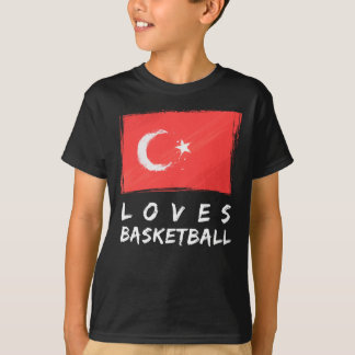 Türkei liebt Basketball T-Shirt