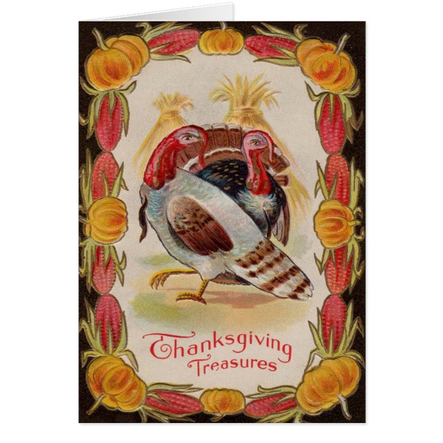 Türkei Maisschock Stalk Pumpkin Indianerkorn (Vorne)