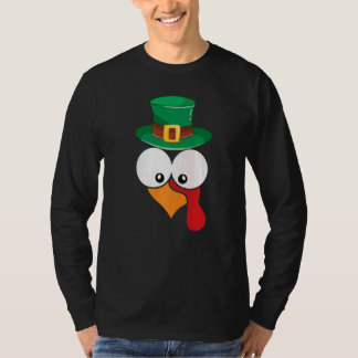 Türkei mit Irish Hat Erntedank Day St Pat T-Shirt
