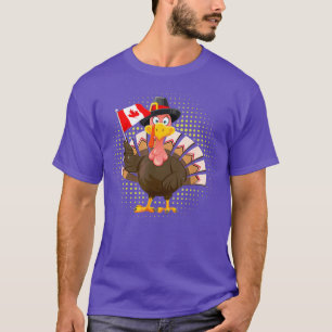 Türkei mit kanadischer Flagge Cooler kanadischer E T-Shirt