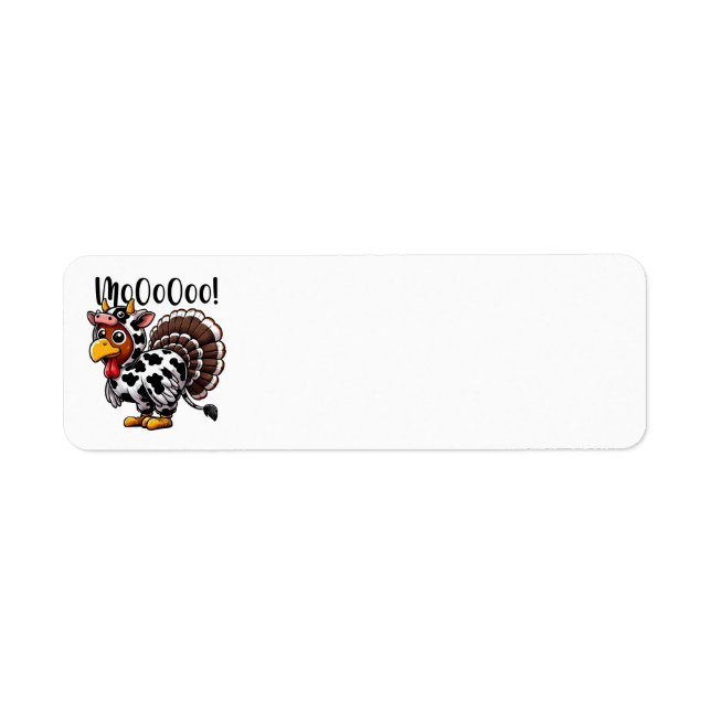 Türkei Moo Address Labels (Vorne)
