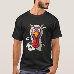 Türkei Moo Cow Kostüm Funny Erntedank Türkei F T-Shirt