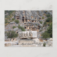 Türkei, Myra Rock Tombs, alte Ruinen