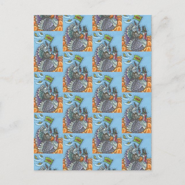 TÜRKEI NAUSA, FUNNY ERNTEDANK POLITICS POSTKARTE (Vorderseite)