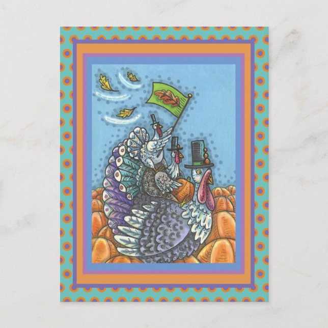 TÜRKEI NAUSA, FUNNY ERNTEDANK POLITICS POSTKARTE (Vorderseite)