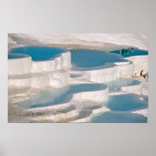 Türkei, Pamukkale Cotton Castle). Poster