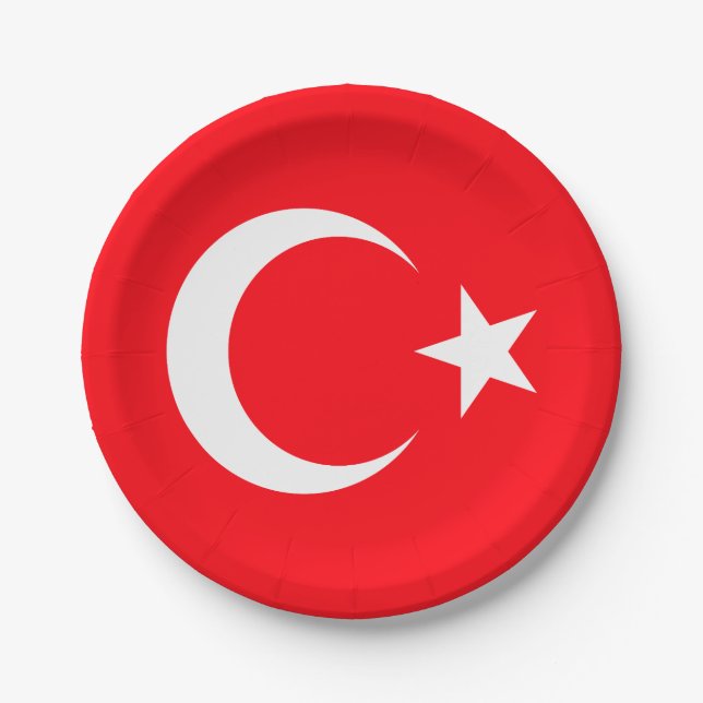 Türkei Pappteller (Vorderseite)