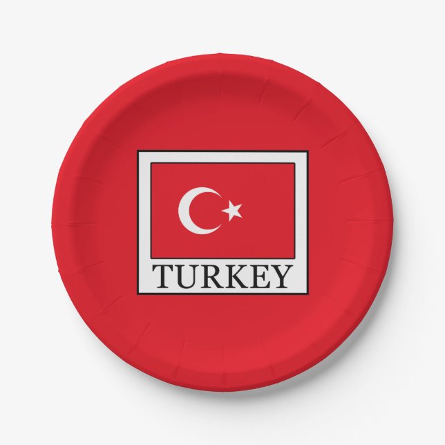 Türkei Pappteller (Vorderseite)