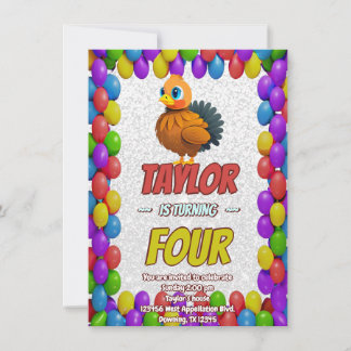 Türkei Personalisiert Geburtstag Einzigartig Einla Einladung