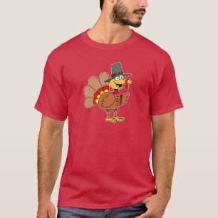 Türkei Pilgrim Cartoon Niedlich T-Shirt