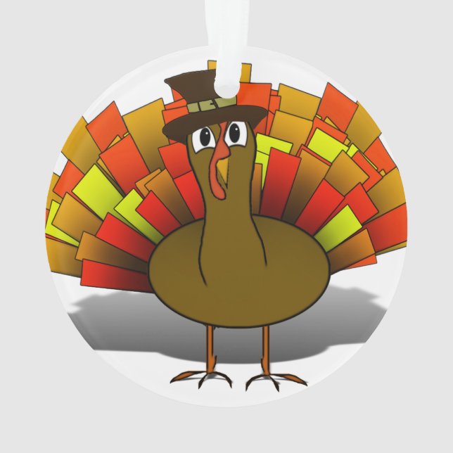 Türkei Pilgrim-Erntedank Ornament (Rückseite)