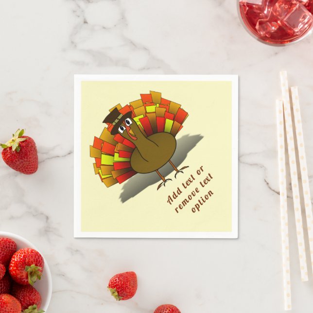 Türkei Pilgrim-Erntedank Serviette (Beispiel)