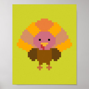 Türkei - Pixel Art Poster