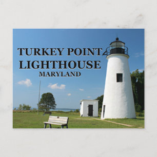 Türkei Point Light, Maryland Postcard Postkarte