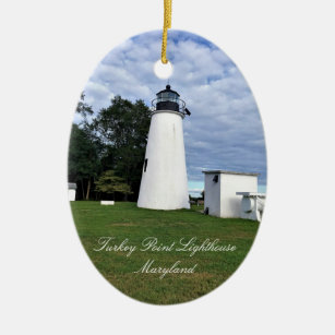 Türkei Point Lighthouse Maryland Keramik Ornament