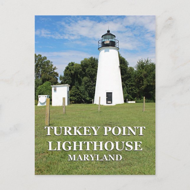Türkei Point Lighthouse, Maryland Postcard Postkarte (Vorderseite)