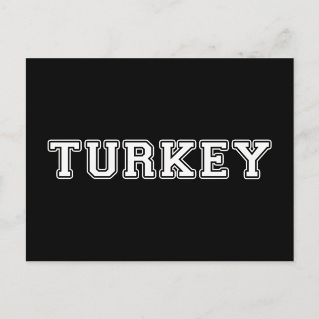 Türkei Postkarte (Vorderseite)