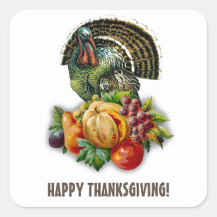 Türkei & Pumpkin Design Erntedank Sticker