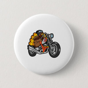 Türkei Reiten Motorrad Erntedank Tag Cool Fallen Button