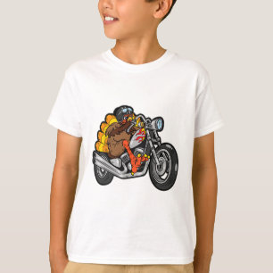Türkei Reiten Motorrad Erntedank Tag Cool Fallen T-Shirt