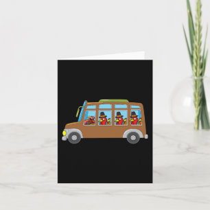 Türkei Reitschule Bus Erntedank Tag Funny Fan Karte