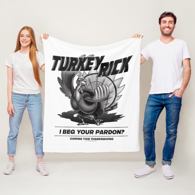 Türkei Rick: "Ich bitte um Verzeihung?" Fleecedecke (Beispiel)
